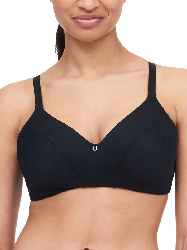 Easy Feel Cloudia Wirefree T-Shirt Bra - Black Polka Dot Checkered Tartan