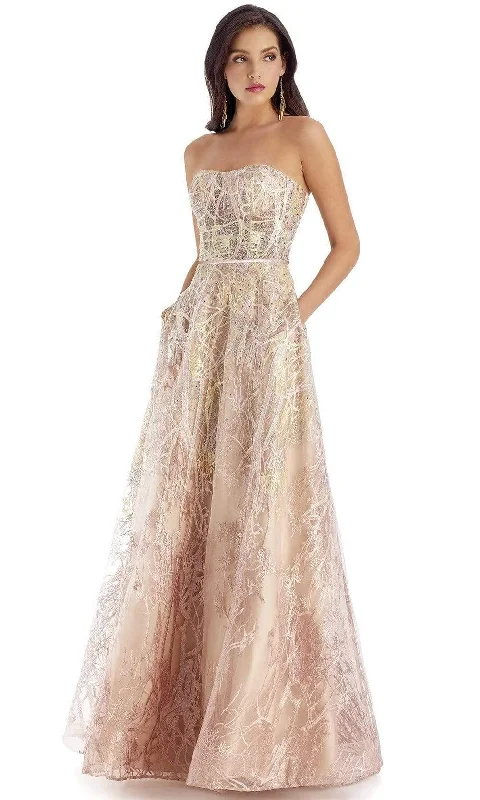 Clarisse - Embellished Semi-Sweetheart A-Line Gown 5108SC