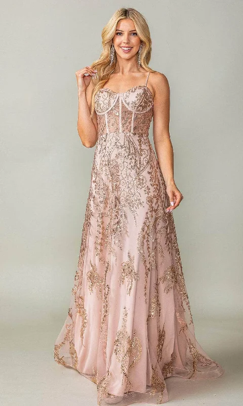 Dancing Queen 4359 - Glitter Sweetheart Prom Dress