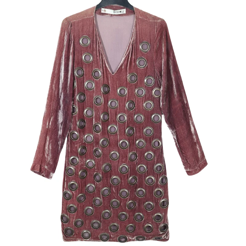 EYE DOLL - Velour dress