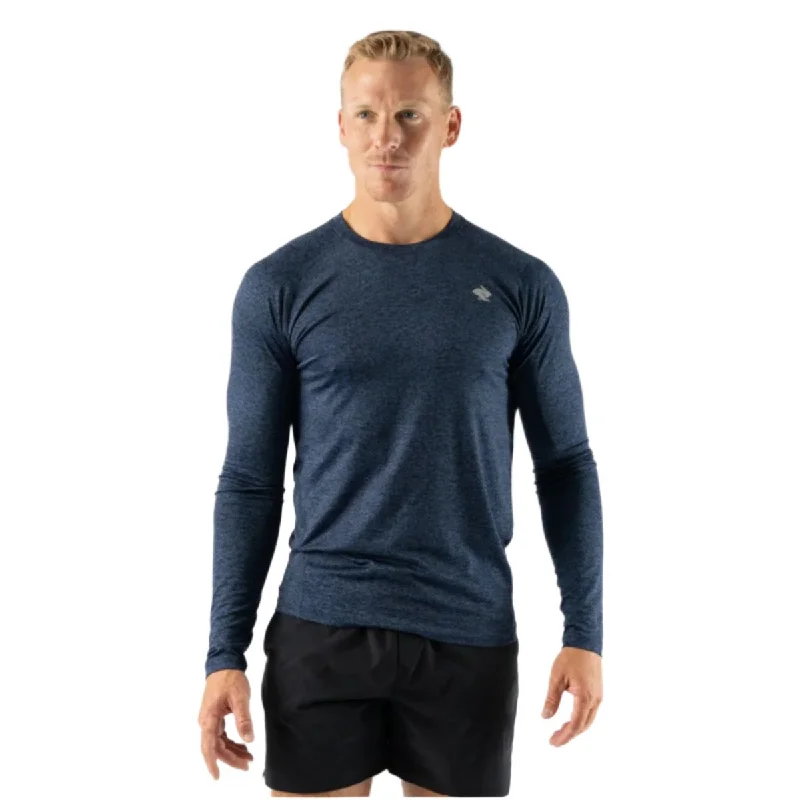 EZ Tee LS Houndstooth Herringbone Solid