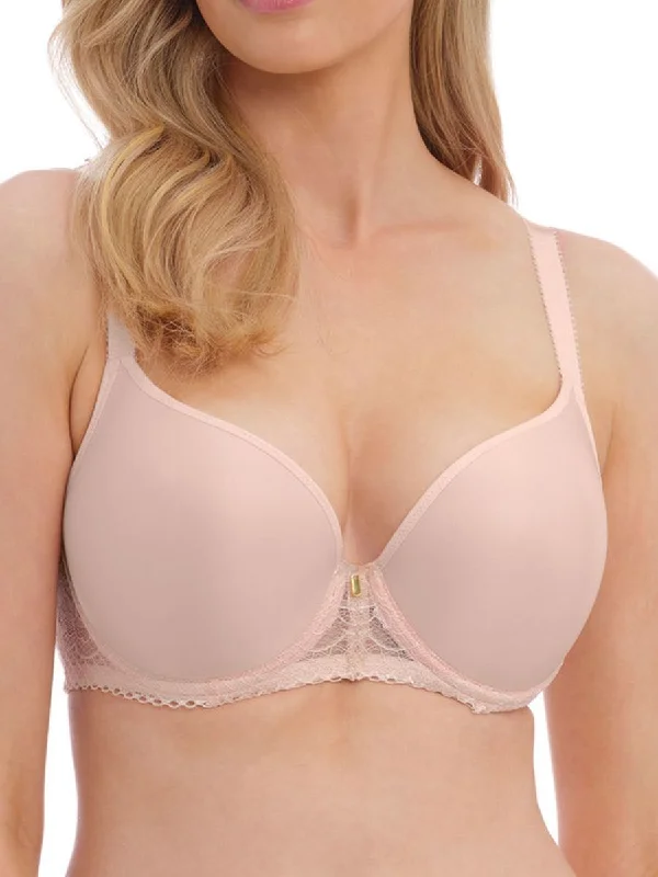 Ann-Marie T-Shirt Bra - Blush Nylon Fabric Polyester Fabric Spandex Fabric