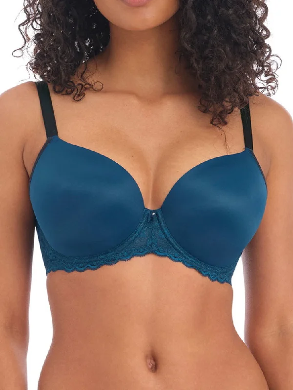 Offbeat Moulded Demi T-Shirt Bra - Poseidon Modern Contemporary Chic