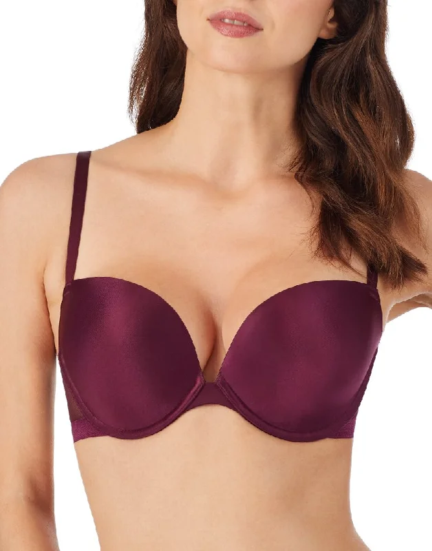 Le Mystere Infinite Underwire Convertible T-Shirt Bra Fig 3324 Fleece Nylon Spandex