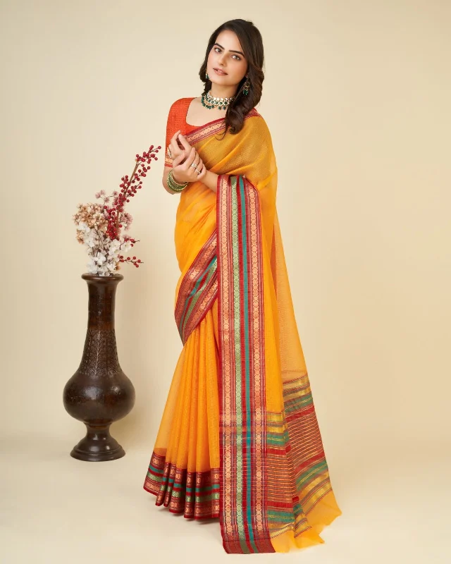 Women Casual Wear Kota Doriya(Semi Cotton) Saree with Un-Stitched Blouse Embroidered Cotton Blouse Women Casual Wear Kota Doriya(Semi Cotton) Saree with Un-Stitched Blouse Embroidered Cotton Blouse