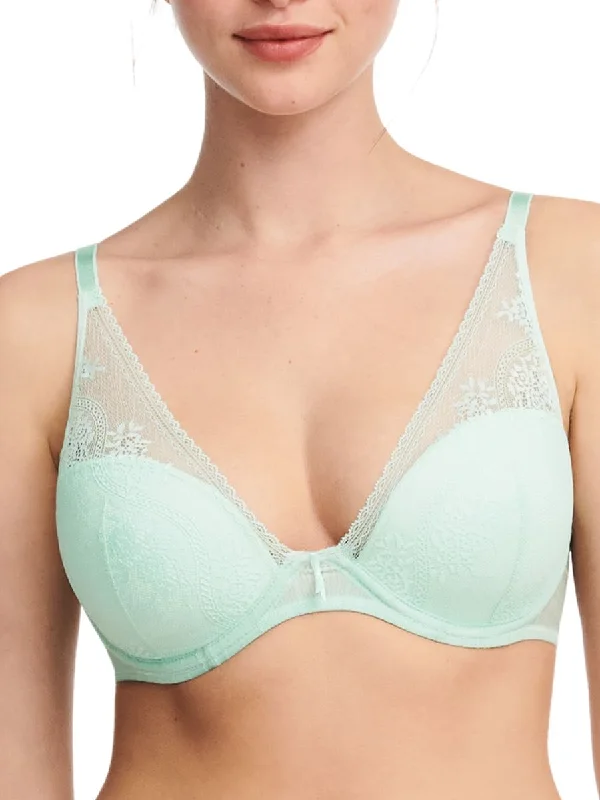 Maddie Plunge T-Shirt Bra - Nile Green Cozy Warm Stylish