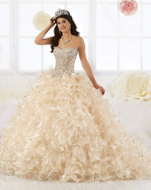 Quinceanera Collection - Strapless Sweetheart Ruffle Ballgown 26845SC