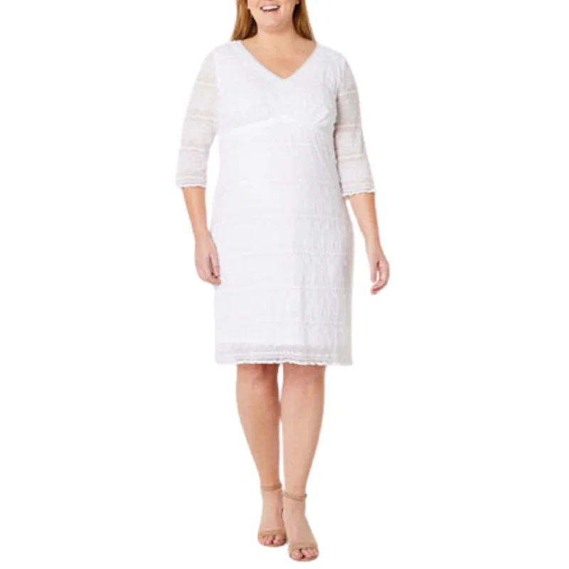 RABBIT -  3/4 Sleeve Lace Sheath Dress