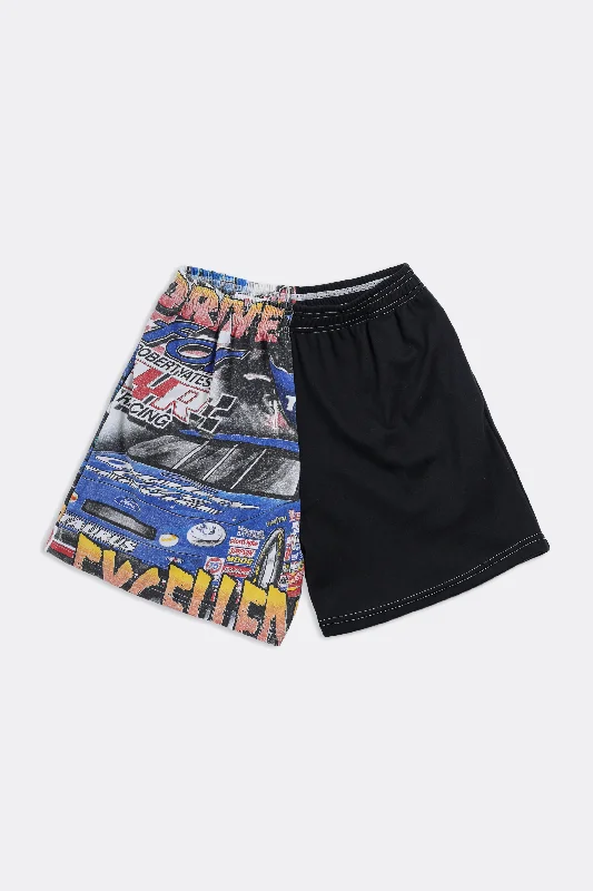 Unisex Rework Racing Tee Shorts - Women-S, Men-XS Nylon Fabric Polyester Fabric Spandex Fabric