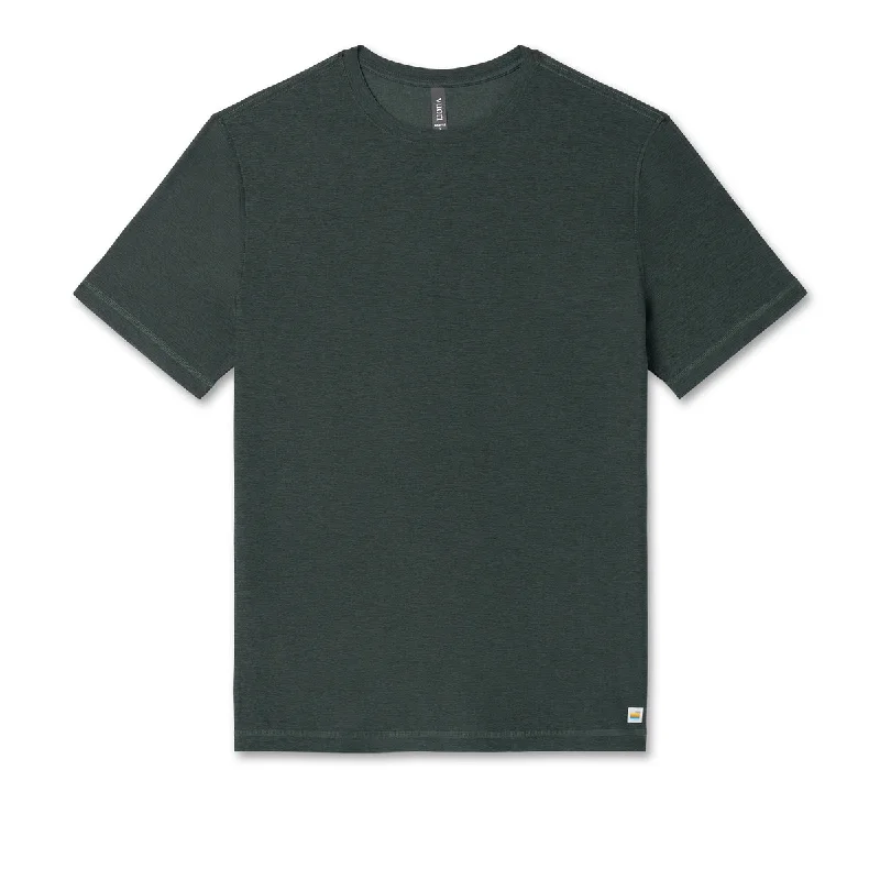 Strato Tech Tee Denim Fabric Leather Fabric Suede Fabric