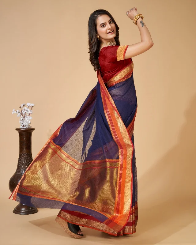 Women Casual Wear Kota Doriya(Semi Cotton) Saree with Un-Stitched Blouse Business Casual Blouse Women Casual Wear Kota Doriya(Semi Cotton) Saree with Un-Stitched Blouse Business Casual Blouse