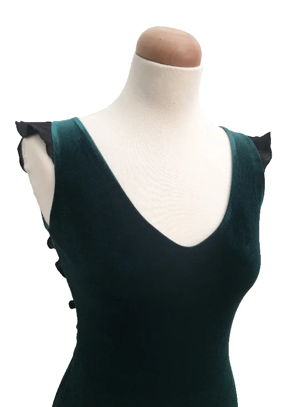 Forest green velvet