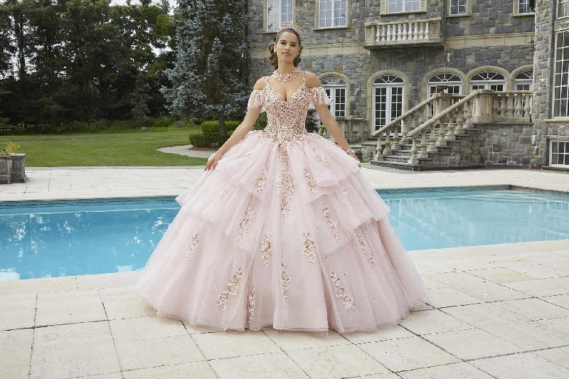 Vizcaya by Morilee Tiered Skirt Quince Dress 89402