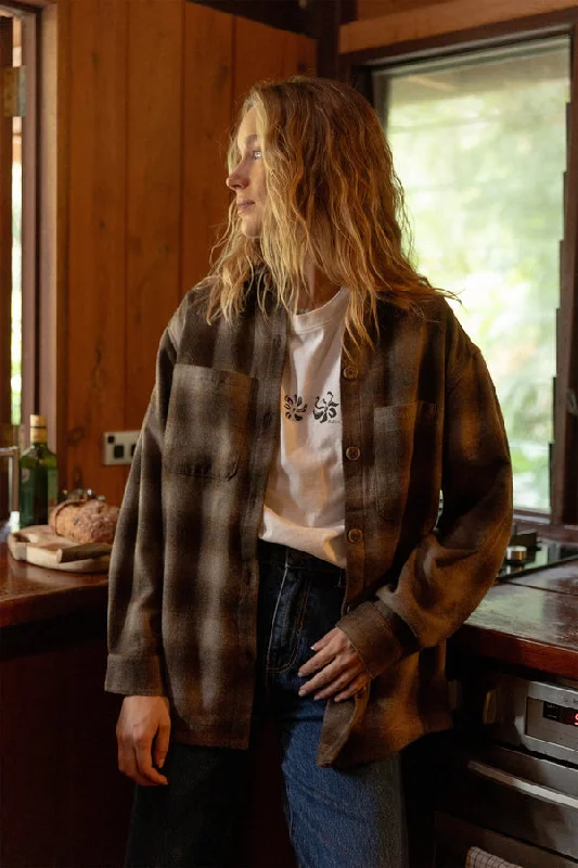 Rhythm Mazzy Shacket - CEDAR Loose Oversized Blouse