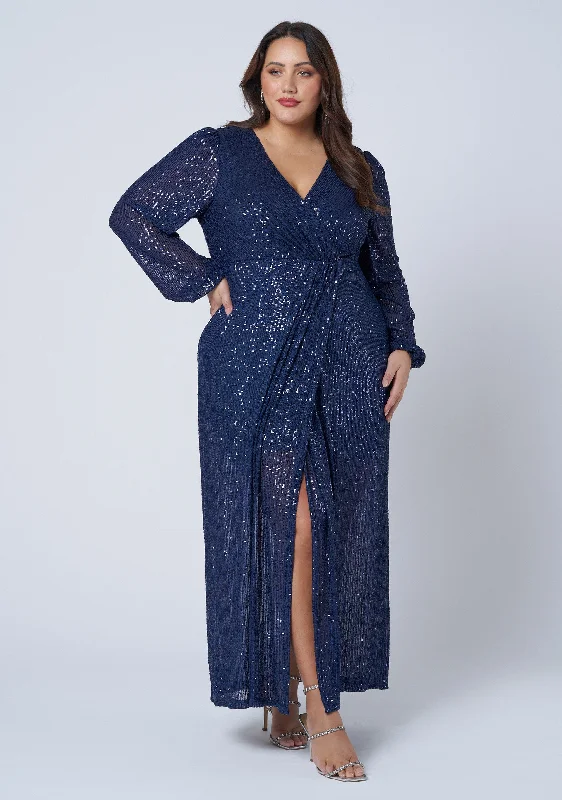 All I Want Sequin Maxi Dress Stylish A-Line Maxi Dress