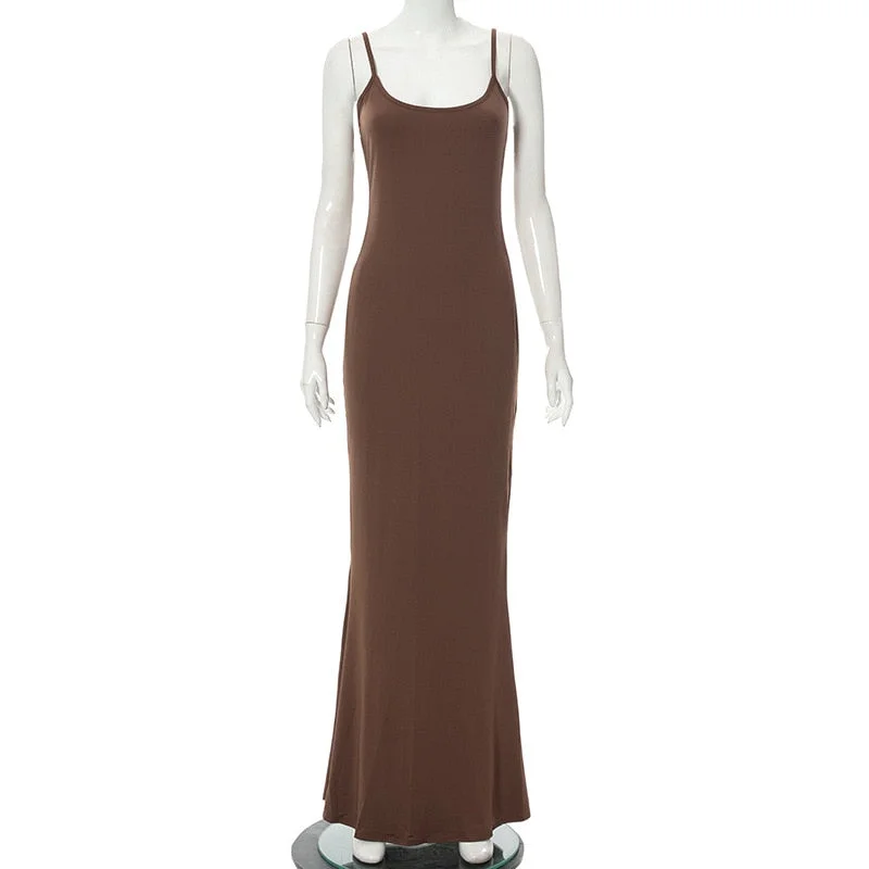 sleeveless brown