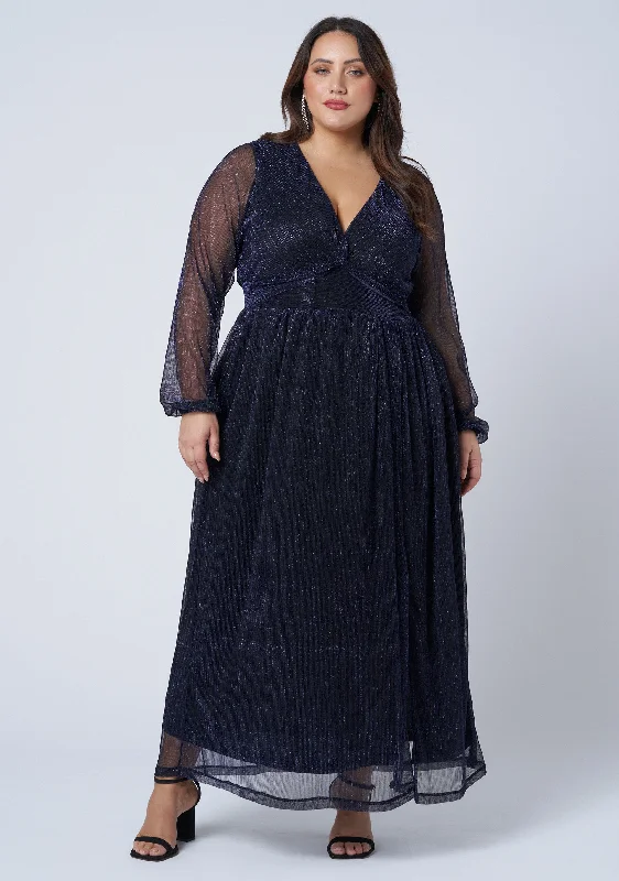 Night Rhythm Maxi Dress Elegant Floral Maxi Dress