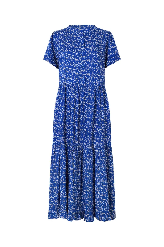 Suzie Maxi dress - Flower Elegant Tiered Maxi Dress