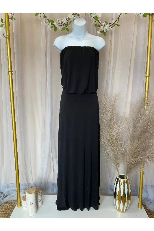 SYDNEY MAXI DRESS | BLACK Fashionable Layered Maxi Dress