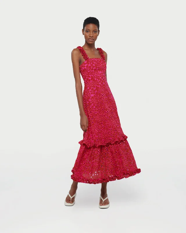 Waimari Jasmine Maxi Dress Trendy V-Neck Maxi Dress