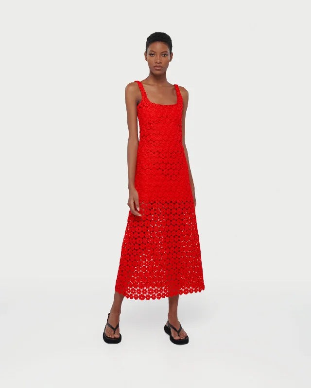Waimari Jill Maxi Dress Comfortable Fit-and-Flare Maxi Dress
