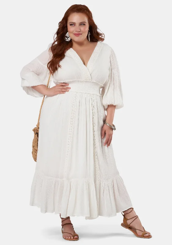 Wild Harmony Maxi Dress Trendy V-Neck Maxi Dress
