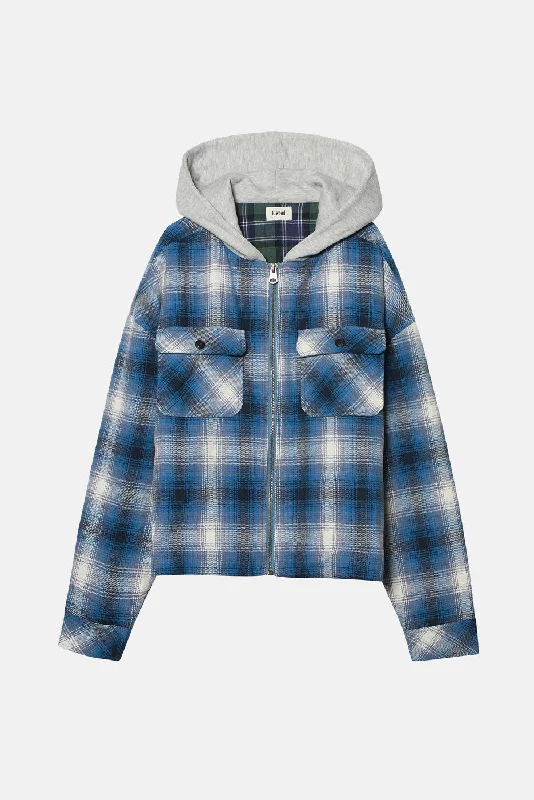 FLANNEL SHACKET Stylish Wrap Blouse