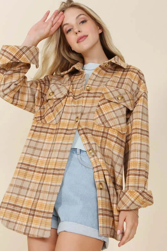 Brown plaid