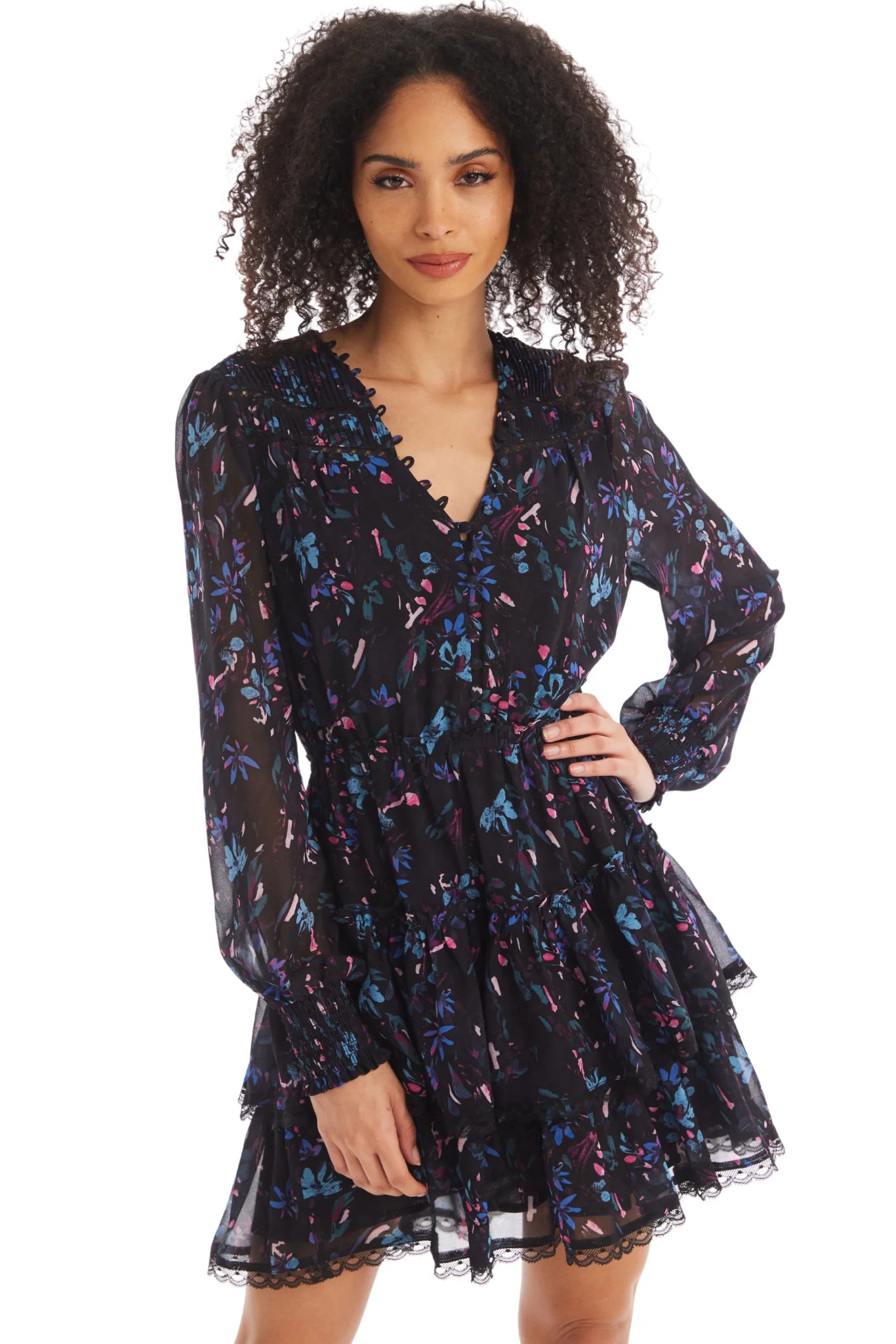 BROOKE MINI DRESS Fashionable Polka Dot Mini Dress