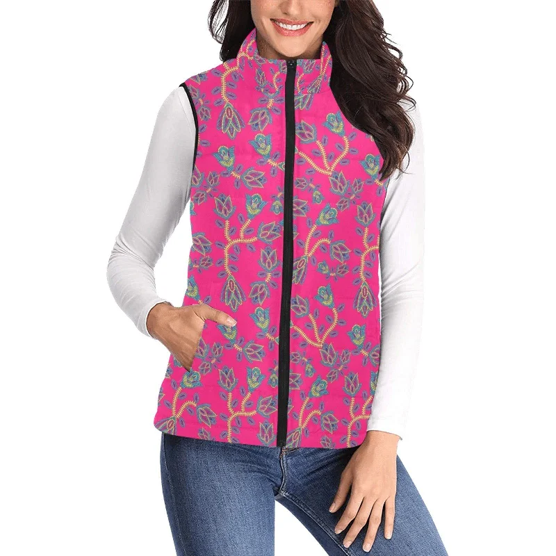 Beaded Lemonade Women's Padded Vest Jacket Striped Jacket Polka Dot Jacket Floral Jacket Beaded Lemonade Women's Padded Vest Jacket Striped Jacket Polka Dot Jacket Floral Jacket