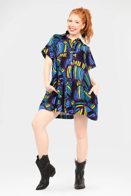 Aspen Mini Dress Chic Pleated Mini Dress