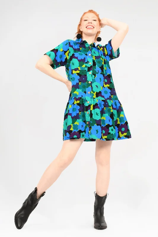 Aspen Mini Dress Comfortable Zip-Up Mini Dress