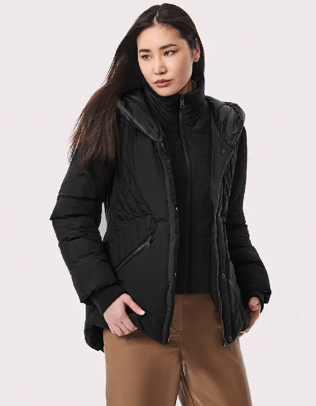 Coastal Casual Puffer Jacket Cardigan Sweater Pullover