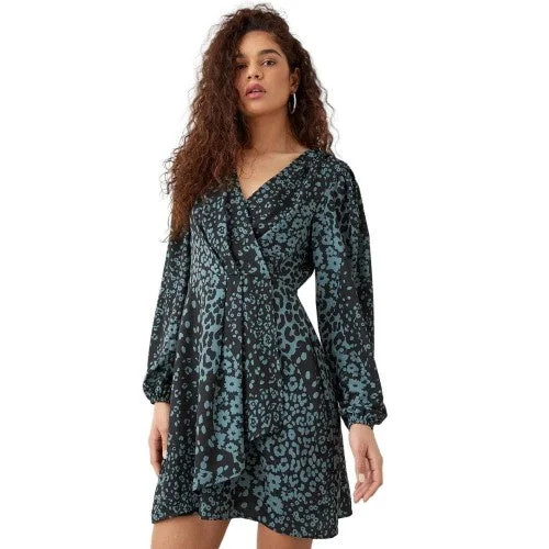 Dorothy Perkins Womens/Ladies Floral Wrap Mini Dress Fashionable A-Line Mini Dress