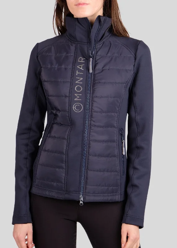 Emma Jacket - Navy Mesh Jacket Canvas Jacket Denim Jacket