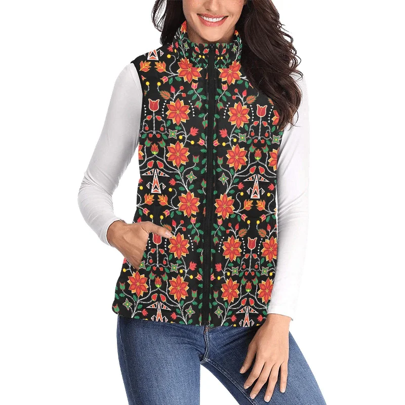 Floral Beadwork Six Bands Women's Padded Vest Jacket Lace Jacket Ribbed Jacket Sequined Jacket Floral Beadwork Six Bands Women's Padded Vest Jacket Lace Jacket Ribbed Jacket Sequined Jacket