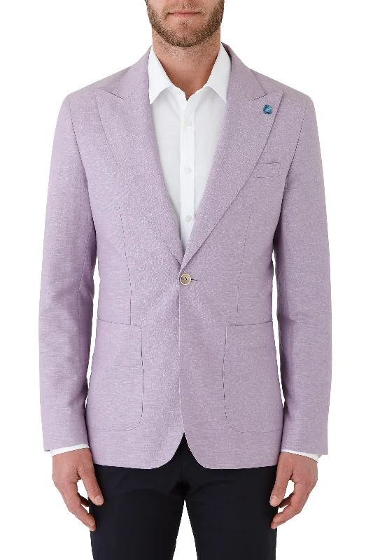 Gibson - Eddie Jacket - Mauve Hoodie Zip-Up Jacket Button-Up Jacket