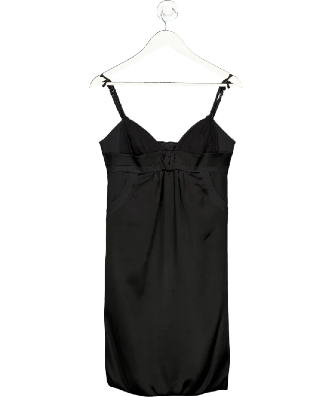 Hanni y. Black Mini Dress UK 8 Cozy Jersey Mini Dress