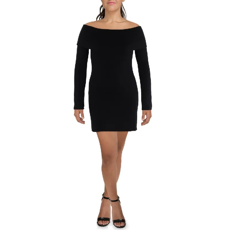 LAmade Womens Off-The-Shoulder Short Mini Dress Stylish Sweetheart Mini Dress