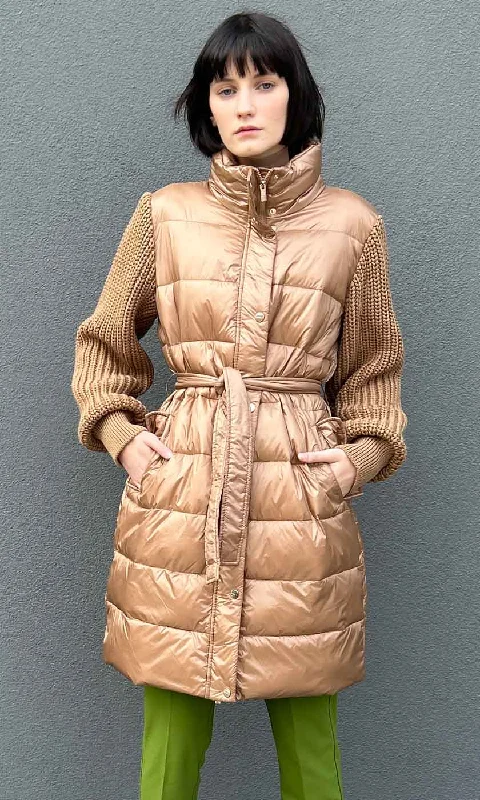 Marella Grosse Feature Jacket - Copper Tailored Jacket Straight Jacket A-Line Jacket