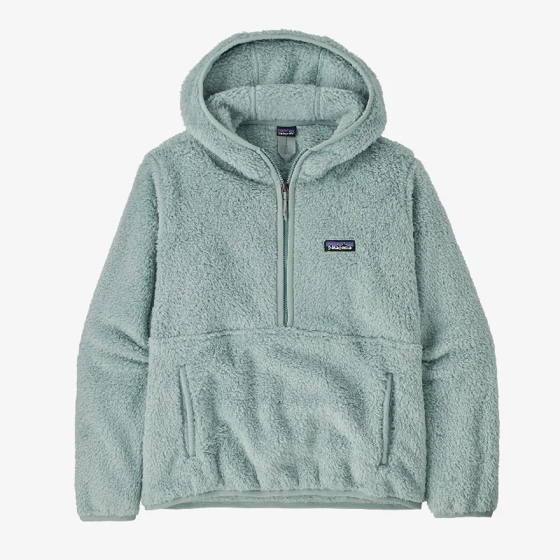 Patagonia Los Gatos Hooded P/O Jacket-Thermal Blue Nylon Fabric Polyester Fabric Spandex Fabric