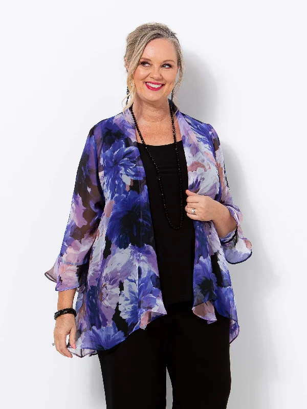 Jacaranda Flora Jacket Fleece Jacket Down Jacket Parka