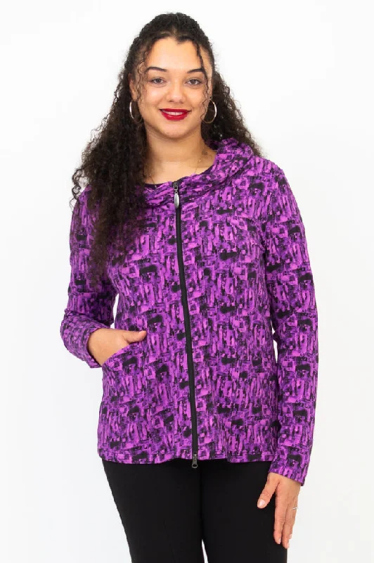 Seymour Jacket, Stoneflower, Bamboo Welt Pockets Slit Pockets Flap Pockets