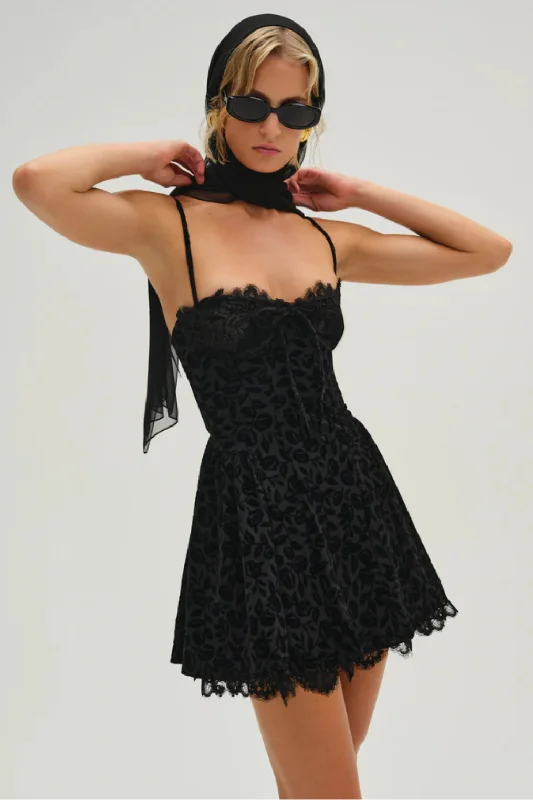 For Love & Lemons | Shae Mini Dress Trendy Wraparound Mini Dress