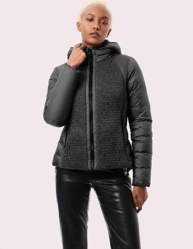 Vienna Versatile Puffer Jacket Snapped Jacket Toggled Jacket Drawstring Jacket