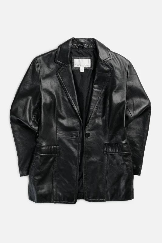 Leather Jacket - S Rayon Jacket Velvet Jacket Corduroy Jacket