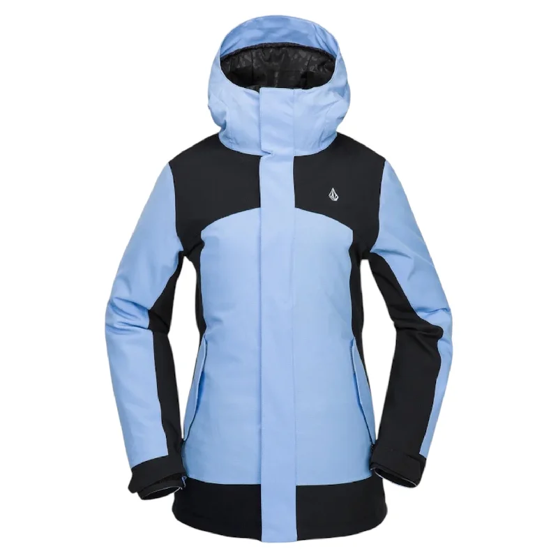 VOLCOM STONEY SHADOW INSULATED JACKET CRYSTAL BLUE Collared Jacket Crew Neck Jacket Turtle Neck Jacket