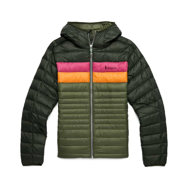 Women's Fuego Down Hooded Jacket - Woods and Fatigue Fleece Jacket Down Jacket Parka