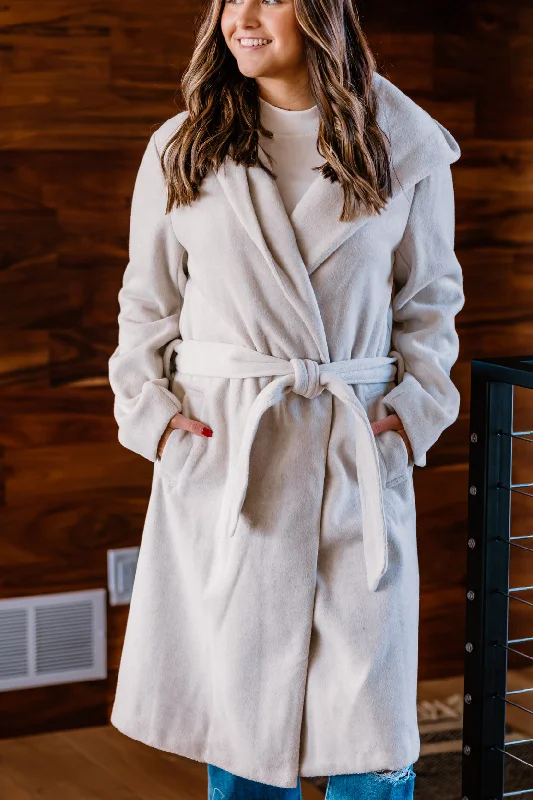 Lizzy Woven Jacket | Oatmeal Collared Jacket Crew Neck Jacket Turtle Neck Jacket