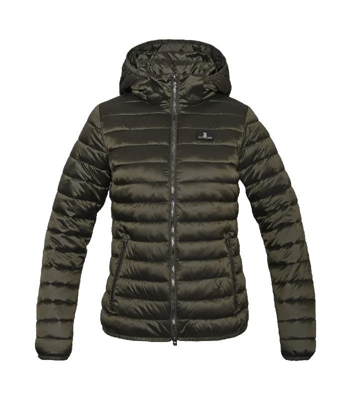 Women's Classic Padded Jacket Limited Edition Zippered Front Buttoned Front Snap Front